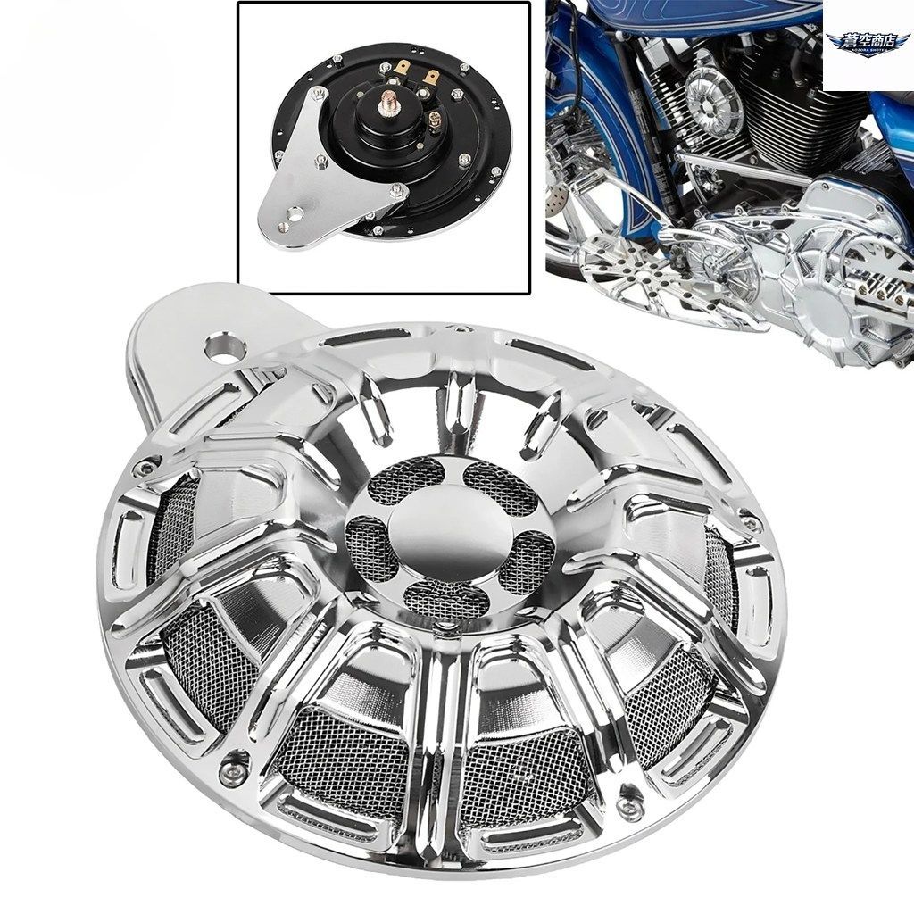 ホーンカバー、ホーンアセンブリ、スピーカー、ハーレースポーツスター 2007年以降、XL1200C、XL883L ビッグツインカム M8 ツーリング 1991
