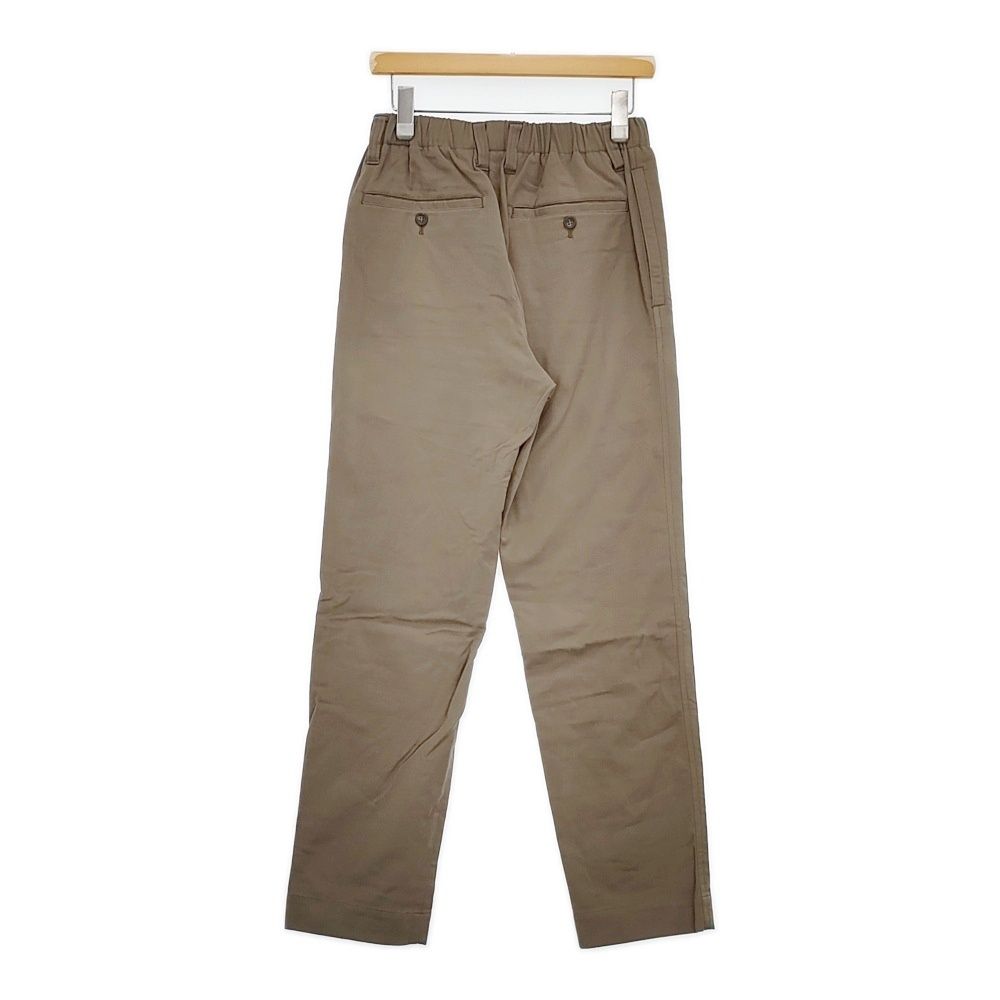 ISSEY MIYAKE MEN ME03FF011 ウエストゴム ストレートパンツ コットン パンツ カーキ系 メンズ イッセイミヤケ メン【中古】6-0504G∞