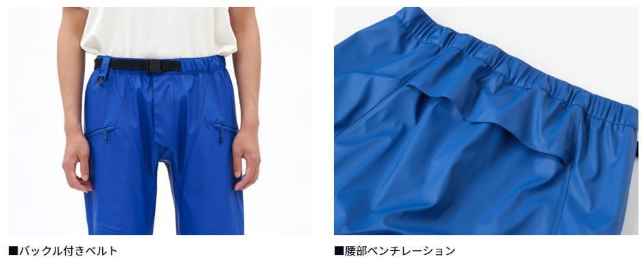ダイワ PUオーシャンレインハーフパンツ DR-6426P ブラック XLサイズ