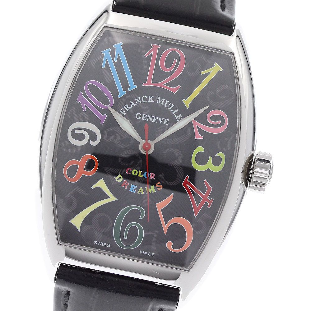 フランクミュラー FRANCK MULLER 7851SC トノウ カーベックス カラードリーム 自動巻き メンズ 良品 _957177