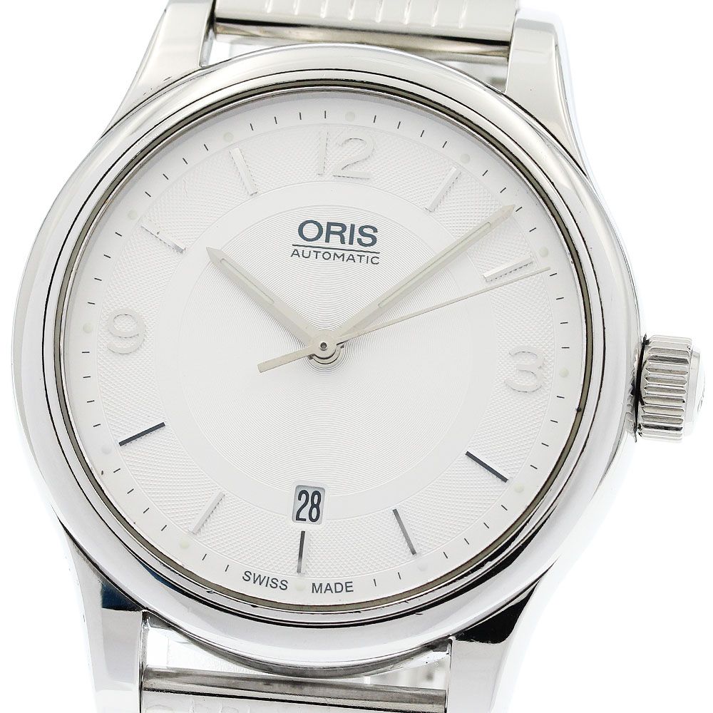 オリス ORIS 7594 クラシック デイト 自動巻き メンズ _957208