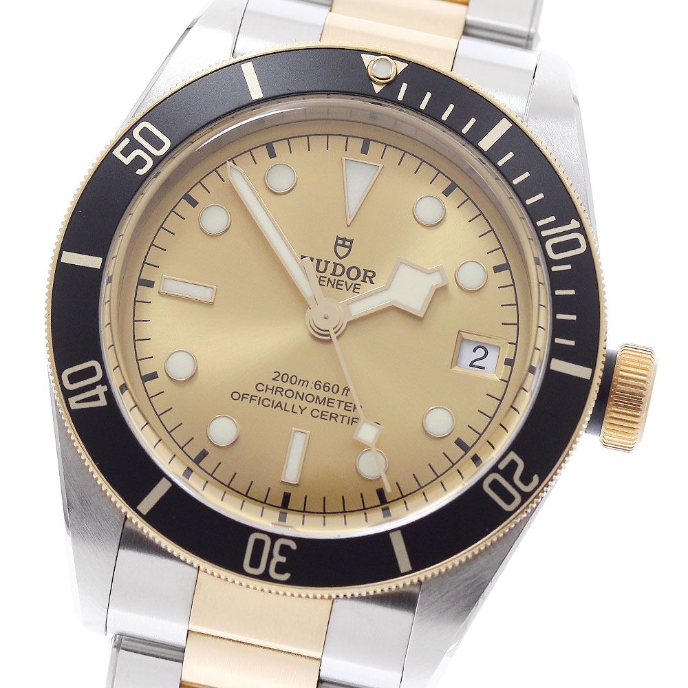 チュードル TUDOR 79733N ヘリテージ ブラックベイ デイト 自動巻き メンズ 美品 箱付き_950340