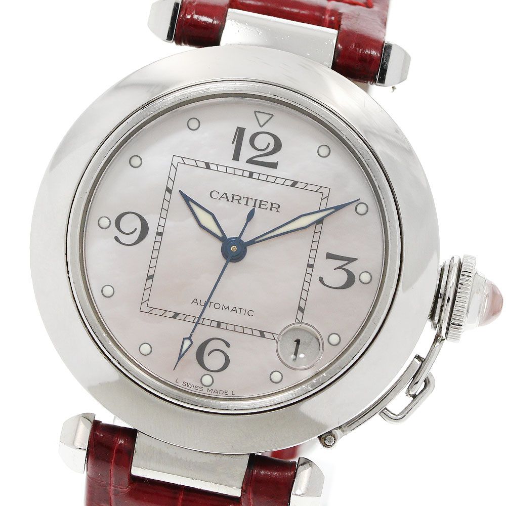 カルティエ CARTIER W3106499 パシャC 2003年 X'mas限定 自動巻き レディース _956648