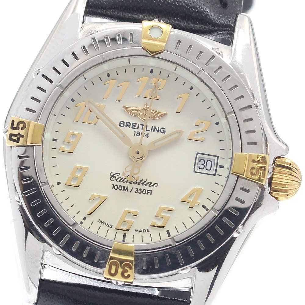 ブライトリング BREITLING B52345 カリスティーノ デイト クォーツ レディース _952560