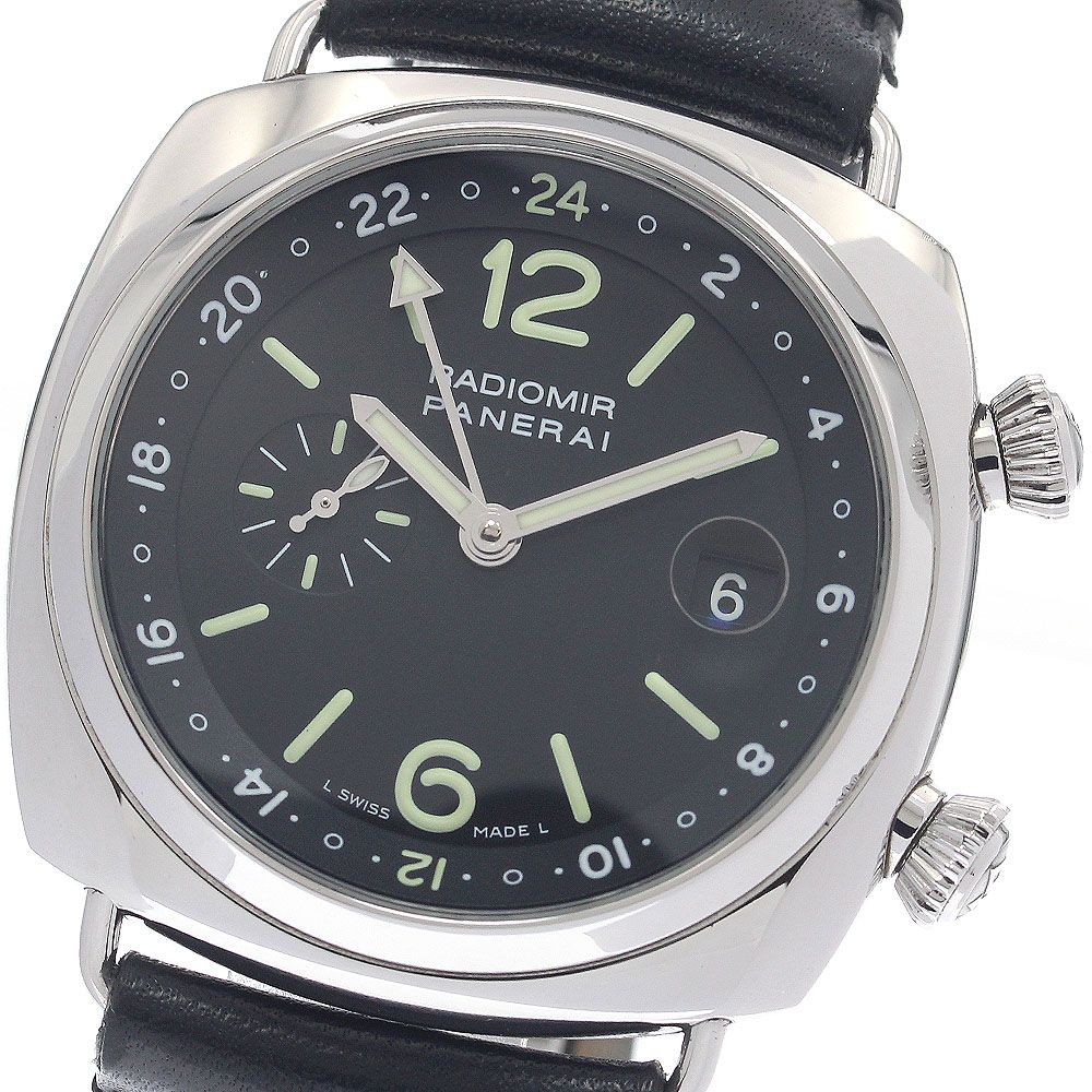 パネライ PANERAI PAM00184 ラジオミール GMT 自動巻き メンズ _957290