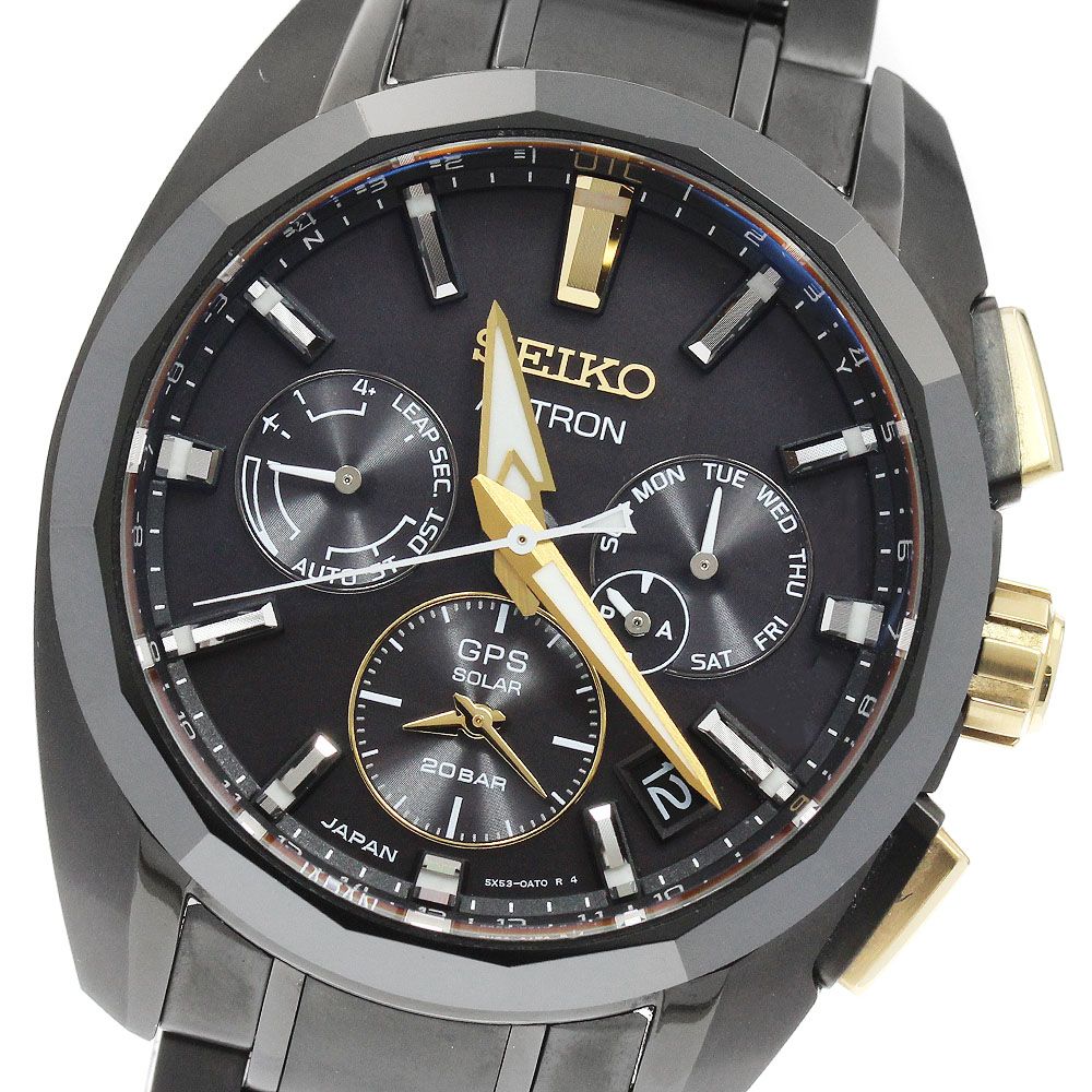 セイコー SEIKO SBXC073/5X53-0BB0 アストロン 服部金太郎 生誕160周年記念限定モデル ソーラー電波 メンズ 美品 箱・保証書付き_956015