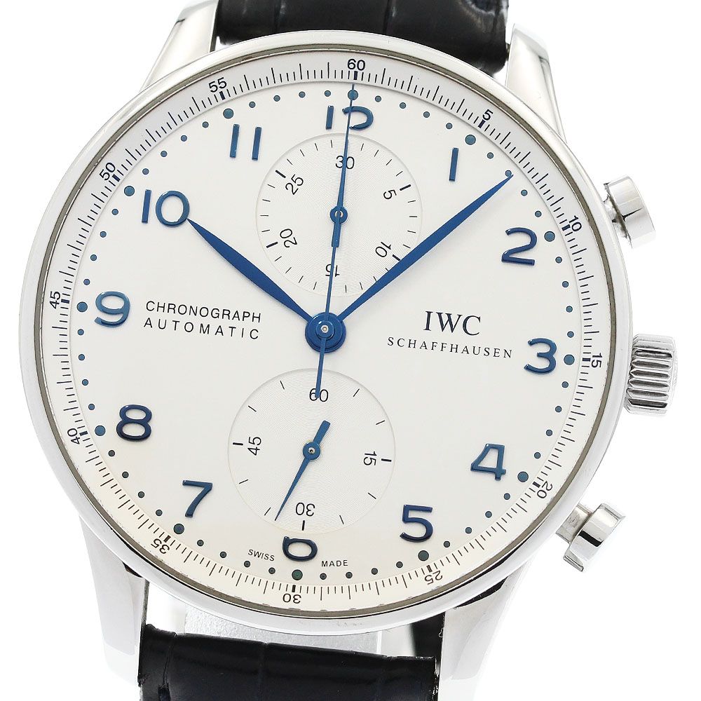 IWC IWC SCHAFFHAUSEN IW371446 ポルトギーゼ クロノグラフ スモールセコンド 自動巻き メンズ 良品 _958311