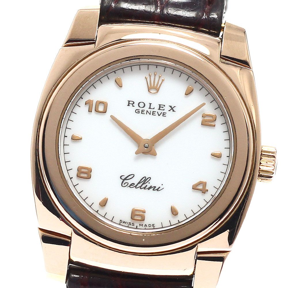 ロレックス ROLEX 5310 チェリーニ K18PG Cal.1602 手巻き レディース _955359