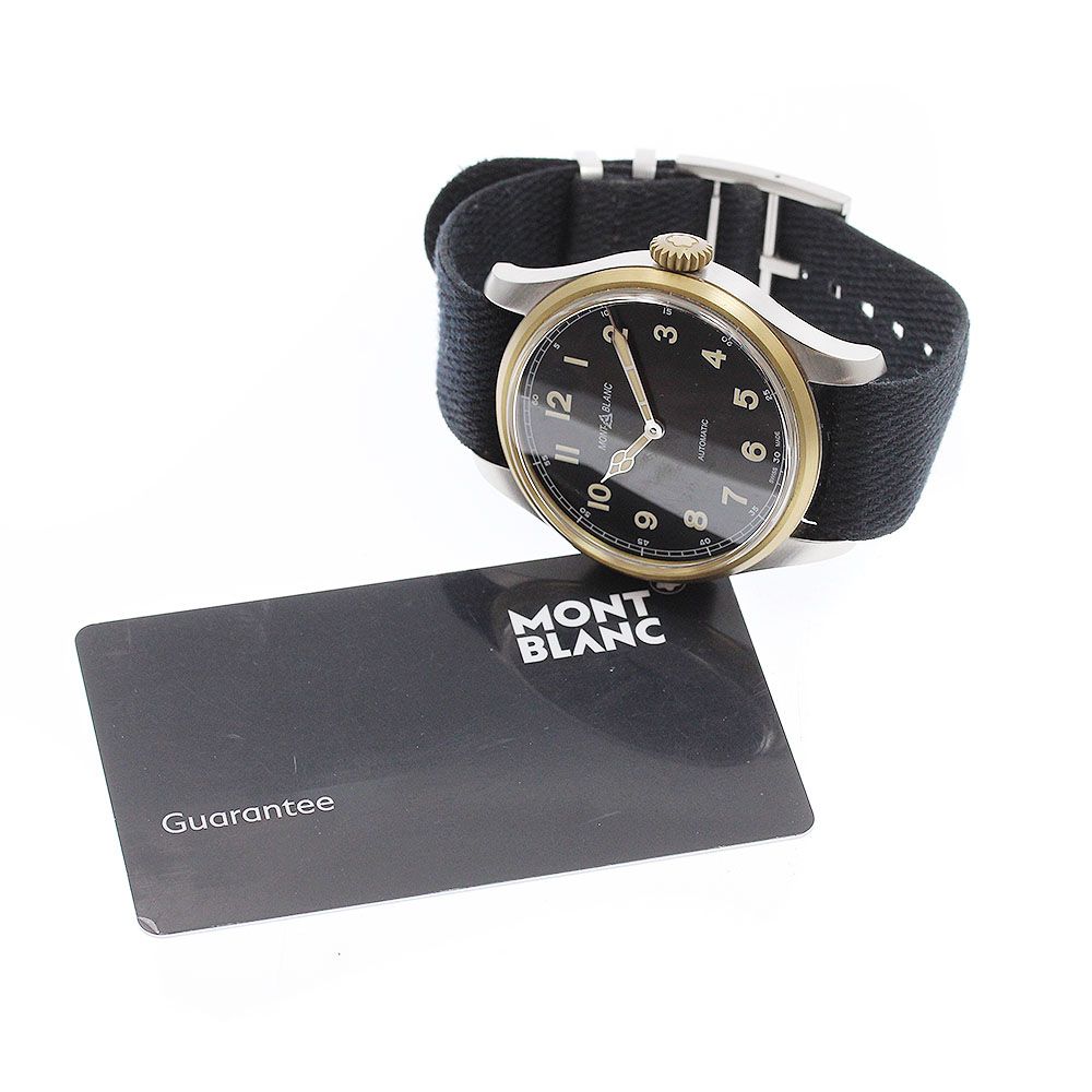 ブラック様ご予約割り モンブラン MONTBLANC 116241 1858 自動巻き メンズ 美品 保証書付き_