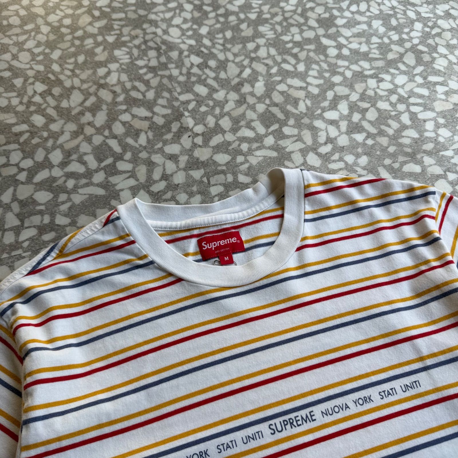Supreme / multi border T-shirt size M シュプリーム ボーダー マルチ
