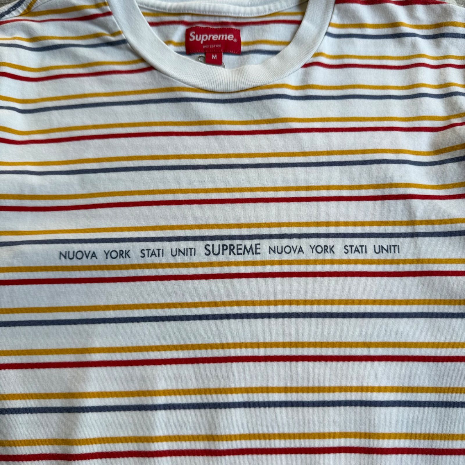 Supreme / multi border T-shirt size M シュプリーム ボーダー マルチ