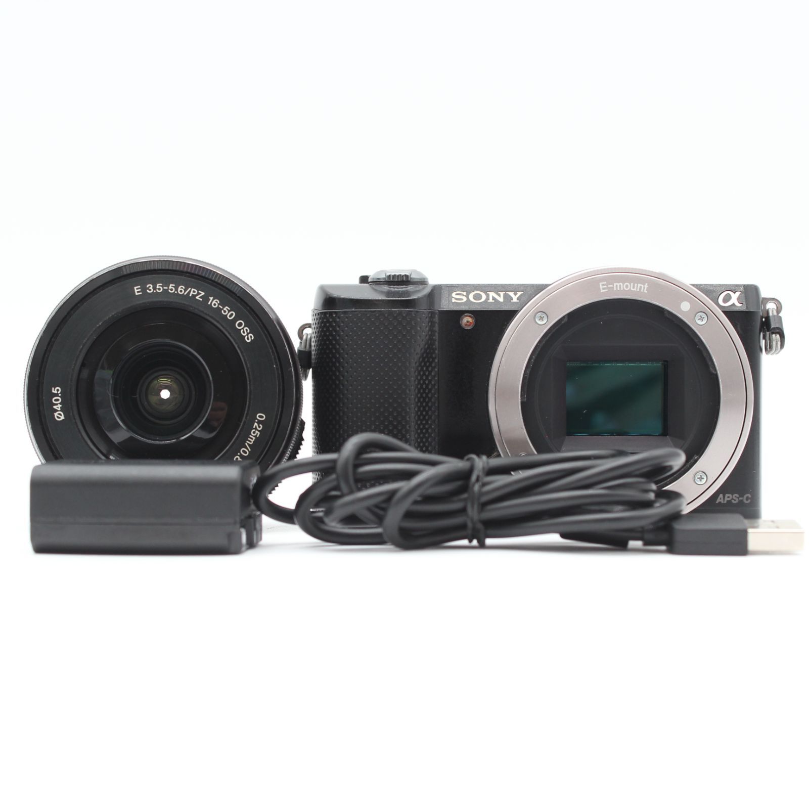 ≪並品≫ SONY α5000 ILCE-5000L パワーズームレンズキット ブラック #20260506-C3855