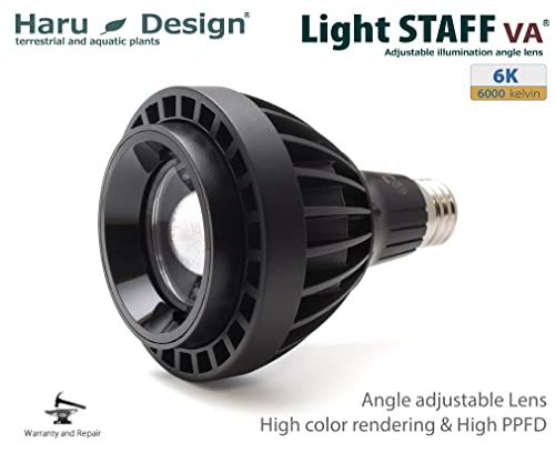 HaruDesign 植物育成ライト Light STAFF VA 6K FtW 白色系（5800K）フラットウェーブLED搭載フルスペクトル フリッカーフリー 製品3年保証as ddd5bca7