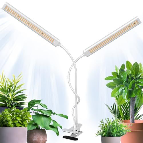 【公式】BRIM(ブリム) FLORA 植物育成ライト LED 【国内ブランド】調光 タイマー クリップ式 フルスペクトル 19W 4000K-4500K (2ヘッド, WH 白色系)as 2872fd8b 【公式】BRIM(ブリム) FLORA 植物育成ライト LED 【国内ブランド】調光 タイマー クリップ式 フルスペクトル 19W 4000K-4500K (2ヘッド, WH 白色系)as 2872fd8b