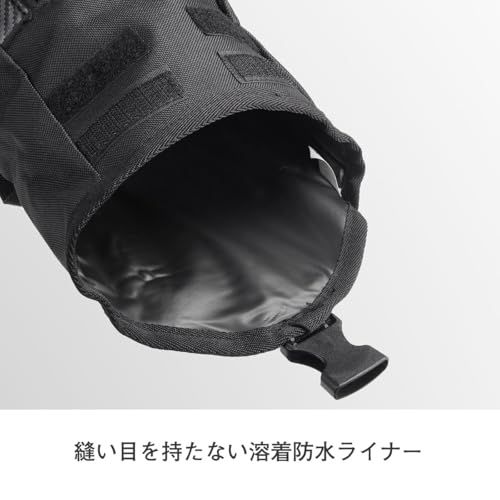 コミネ(KOMINE) バイク用 ウォータープルーフレッグバッグ リフレクティブブラック 2.2L SA-211 729 防水as 572cbf38 コミネ(KOMINE) バイク用 ウォータープルーフレッグバッグ リフレクティブブラック 2.2L SA-211 729 防水as 572cbf38