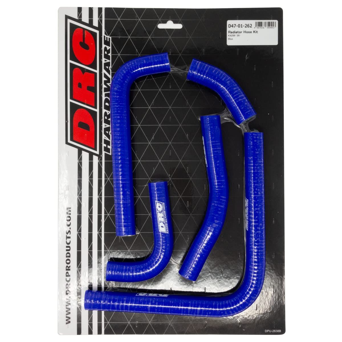 新品 ディーアールシー(DRC) YZ250F '24-26 ラジエターホースキット ブルー 多層構造 高耐圧 高耐熱 -40度から260度対応 D4927