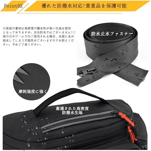 【5WAY多機能拡張】TOSEICO 防撥水 ウエスト バッグ メンズ ウエストポーチ 一眼レフ対応 拡張可能 ランニング ポーチ ボディバッグ レディース 斜めがけ 肩掛け 大容量 腰ポーチ アウトドア/旅行/日常にマルチ活用/バイク/撮影 ffc2b86a