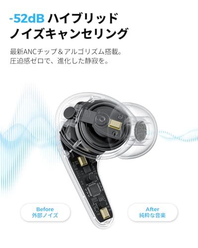 SOUNDPEATS(サウンドピーツ) C30 ワイヤレスイヤホン 【VGP2026 金賞】 LDAC&Hi-Res音質対応/最大52時間再生/-52dBハイブリッドANC/Bluetooth6.0/6マイク通話ノイズキャンセリング/マルチポ a6123294 SOUNDPEATS(サウンドピーツ) C30 ワイヤレスイヤホン 【VGP2026 金賞】 LDAC&Hi-Res音質対応/最大52時間再生/-52dBハイブリッドANC/Bluetooth6.0/6マイク通話ノイズキャンセリング/マルチポ a6123294