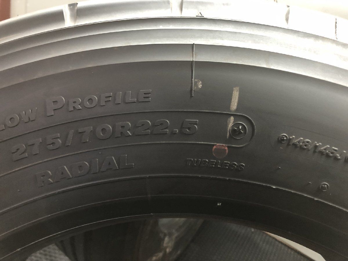新車外し】札幌発 引取OK BS R173 275/70R22.5 148/145J 22.5インチ 