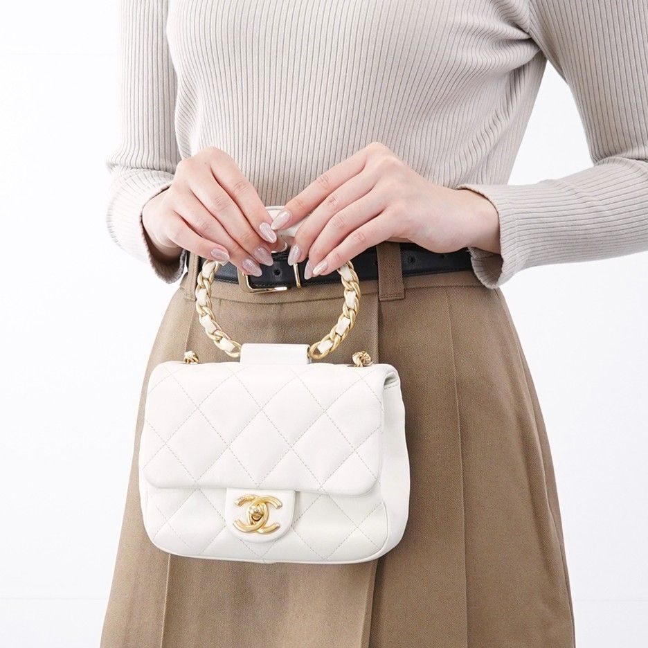 【ランク:A】CHANEL マトラッセ チェーンショルダーバッグ
