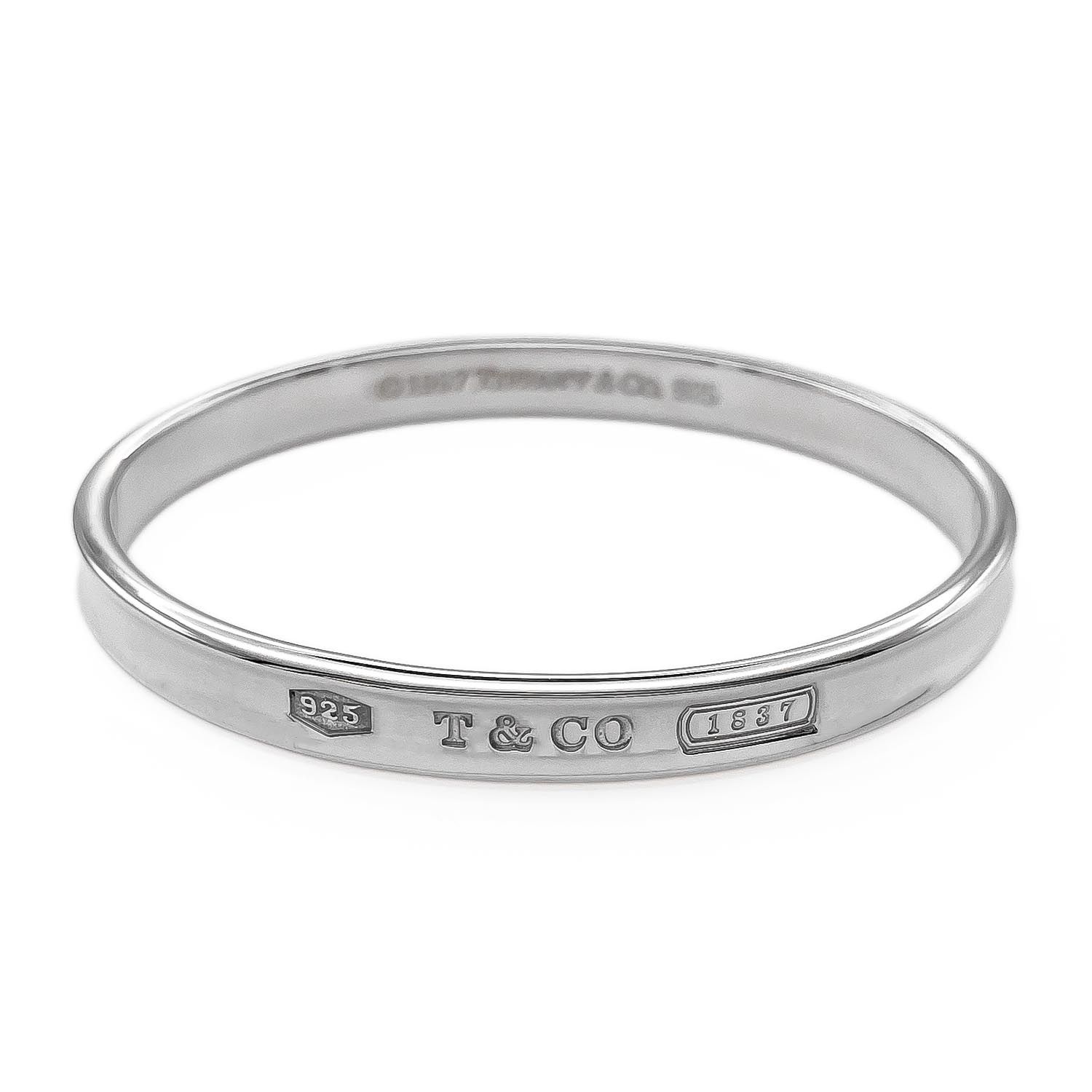 TIFFANY&Co. ティファニー 1837 ナロー バングル ブレスレット SV925