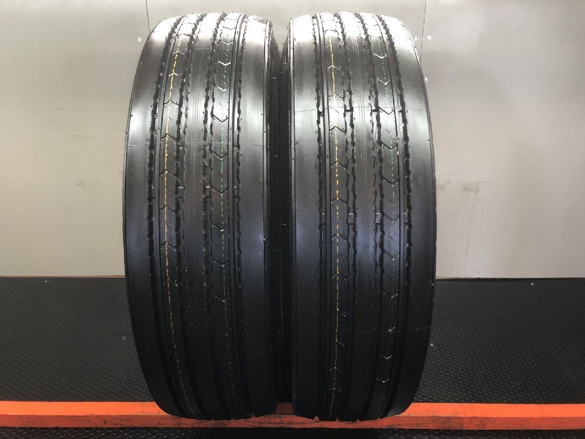【新車外し】2025年 札幌発 引取OK DUNLOP SP330 295/80R22.5 153/150J 22.5インチ トラックタイヤ 夏タイヤ 2本 大型トラック 高床 STT215