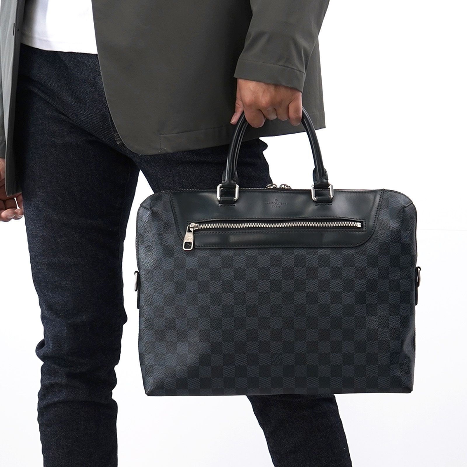 【美品】Louis Vuitton ダミエ LV バッグ