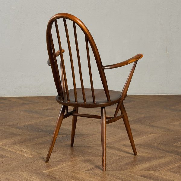 椅子・ソファ イギリス エルム アーコール ERCOL ヴィンテージ クエーカー アームチェア ercol チェア 英国 ウィンザー ダイニングチェア 椅子 ビンテージ モダン 木製 #98253 椅子・ソファ イギリス エルム アーコール ERCOL ヴィンテージ