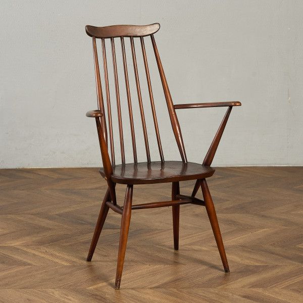 椅子・ソファ イギリス エルム アーコール ERCOL ヴィンテージ ゴールドスミス アームチェア チェア 英国 ダイニングチェア ウィンザーチェア 木製椅子 #98249