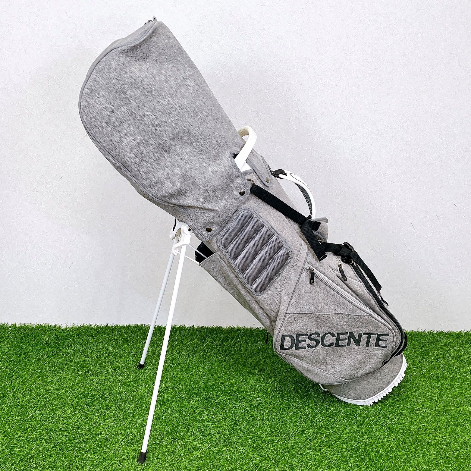 DESCENTE / デサント スタンド キャディバッグ ジャガード カモフラ