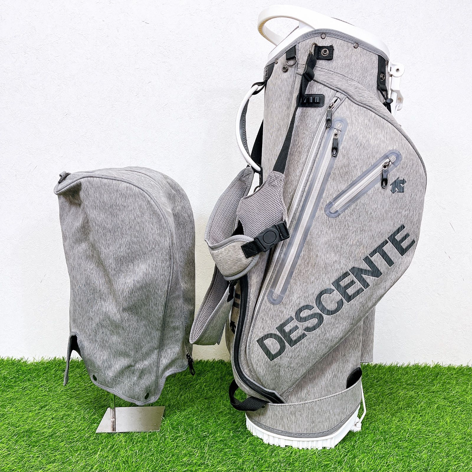 DESCENTE / デサント スタンド キャディバッグ ジャガード カモフラ DESCENTE / デサント スタンド キャディバッグ ジャガード カモフラ