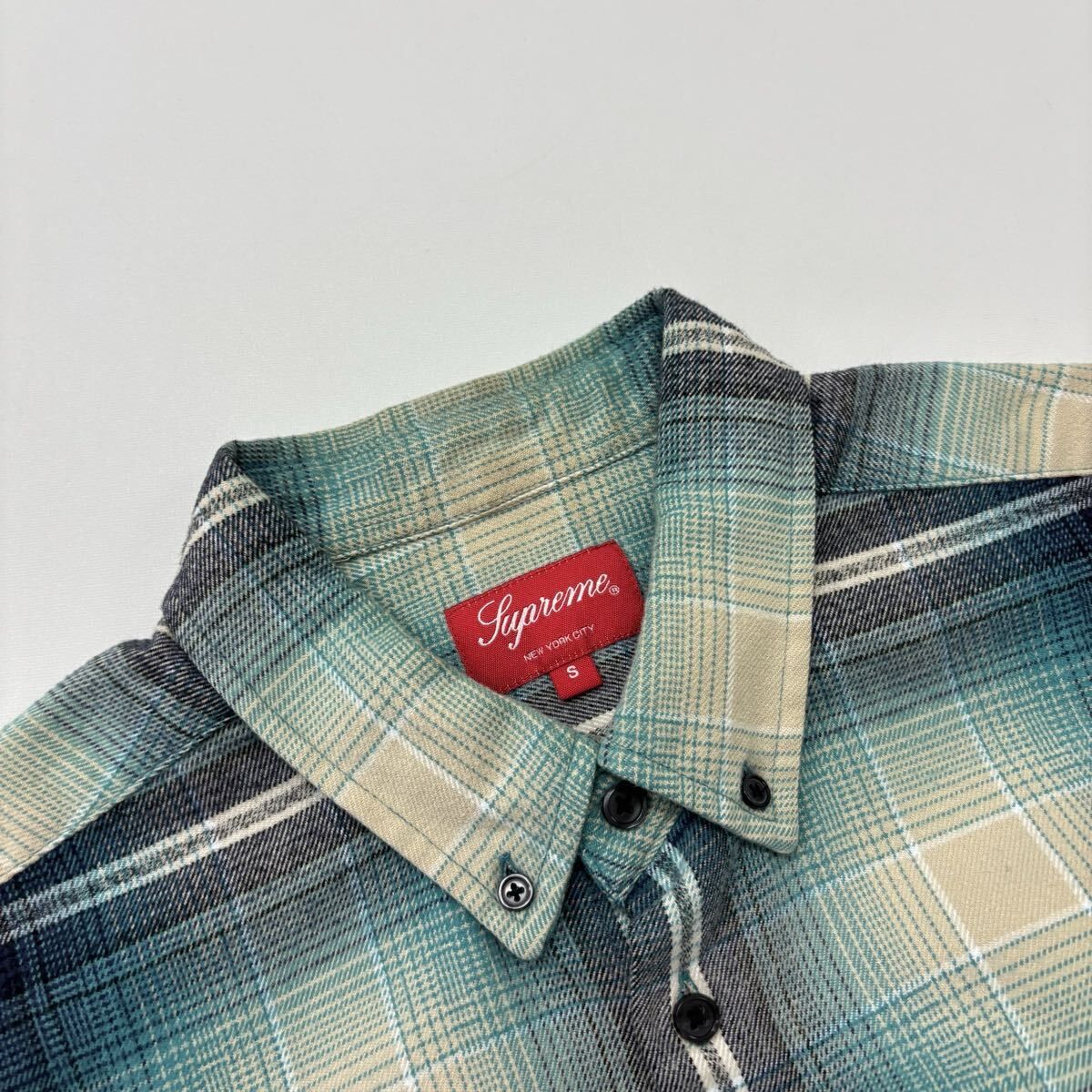 23ss 2023 Supreme シュプリーム Shadow Plaid Flannel Shirt シャドウ