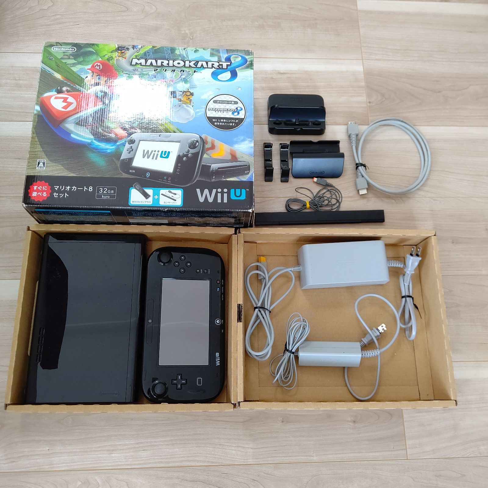 任天堂 wiiu マリオカート8セット 美品 32GB 家庭用 ゲーム セット