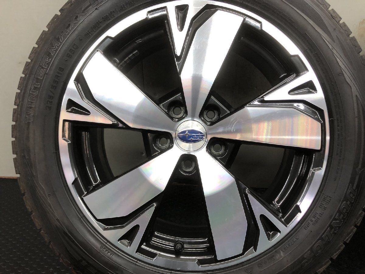 DUNLOP SJ8 225/55R18】スタッドレス【SUBARU SKフォレスター 純正