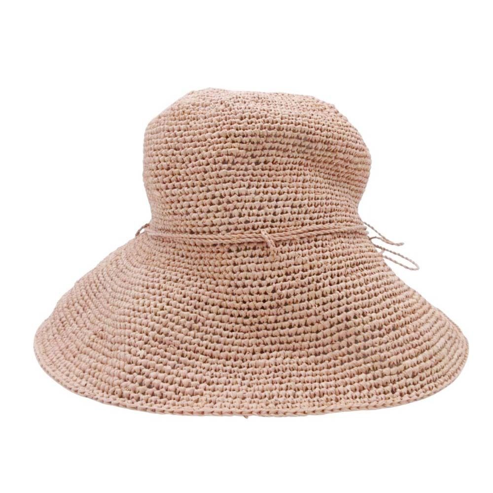 良品 HELEN KAMINSKI ヘレンカミンスキー PROVENCE10 プロヴァンス クラウンハット ラフィア 麦わら帽子 ストローハット ベージュ レディース 古着 中古 USED