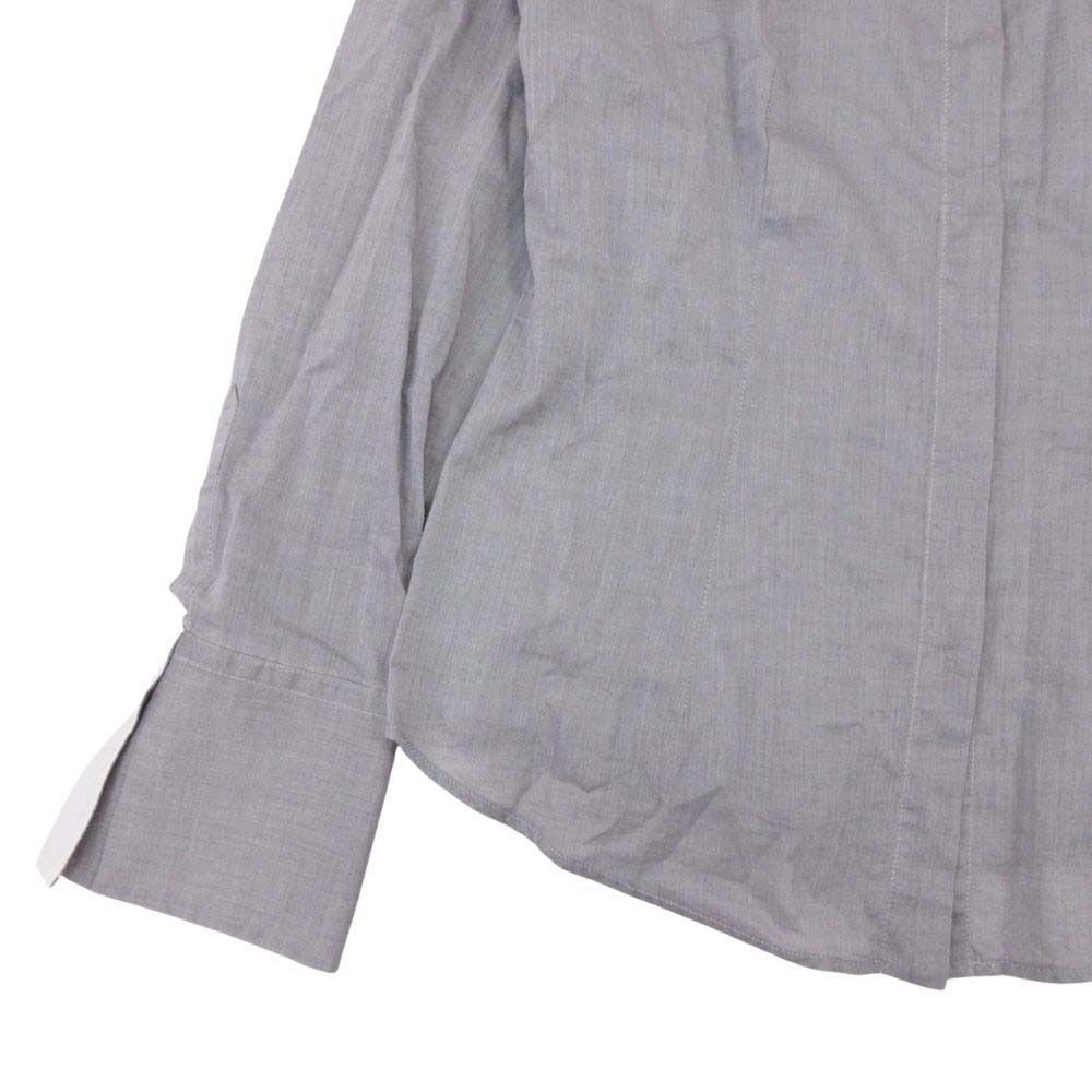 美品 Brunello Cucinelli ブルネロクチネリ クレリックシャツ ブラウス