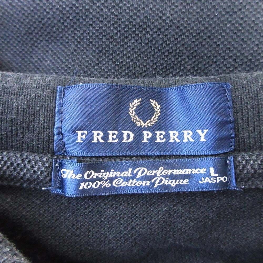 良品 FRED PERRY フレッドペリー ロゴ刺繍 ポロシャツ カットソー