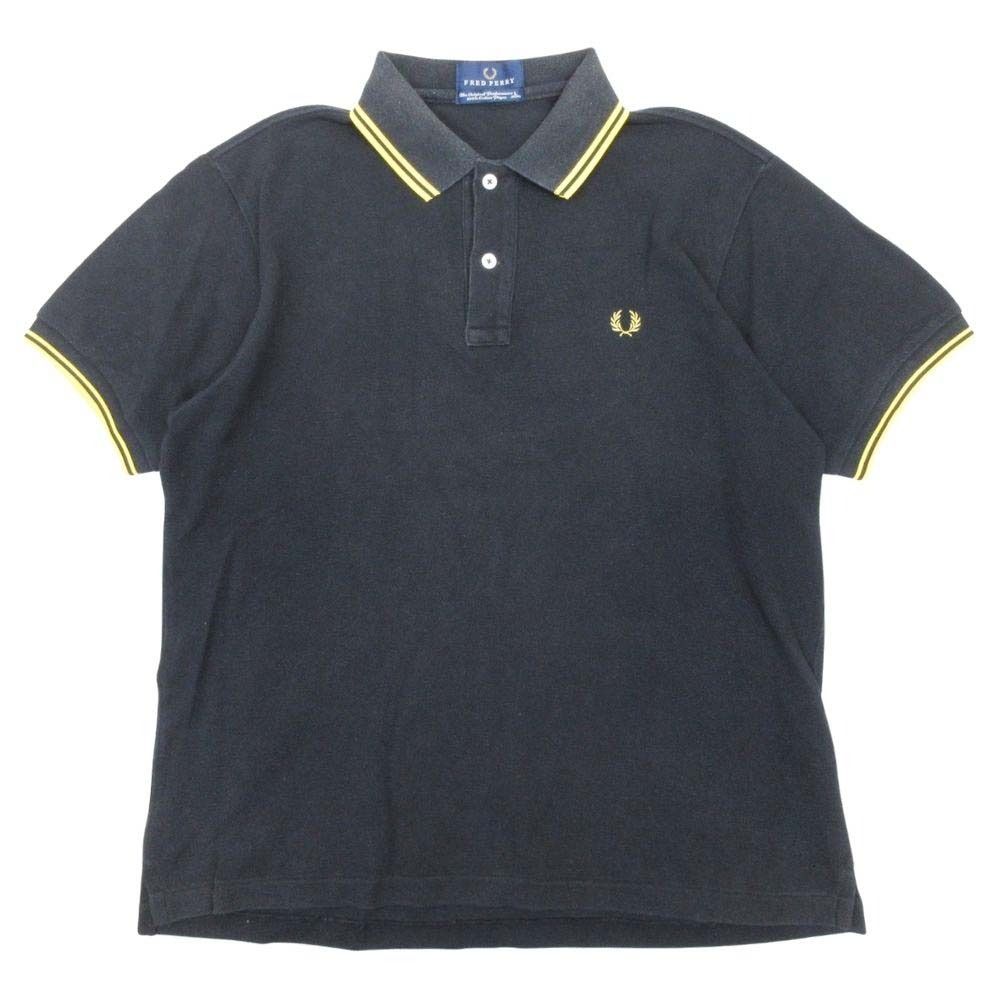 良品 FRED PERRY フレッドペリー ロゴ刺繍 ポロシャツ カットソー