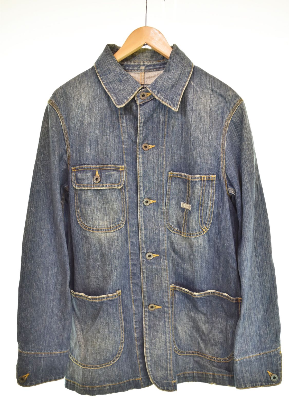 ラルフローレン RalphLauren POLO JEANS CO.カバーオール ジャケット ブルー Sサイズ 103MT-4594