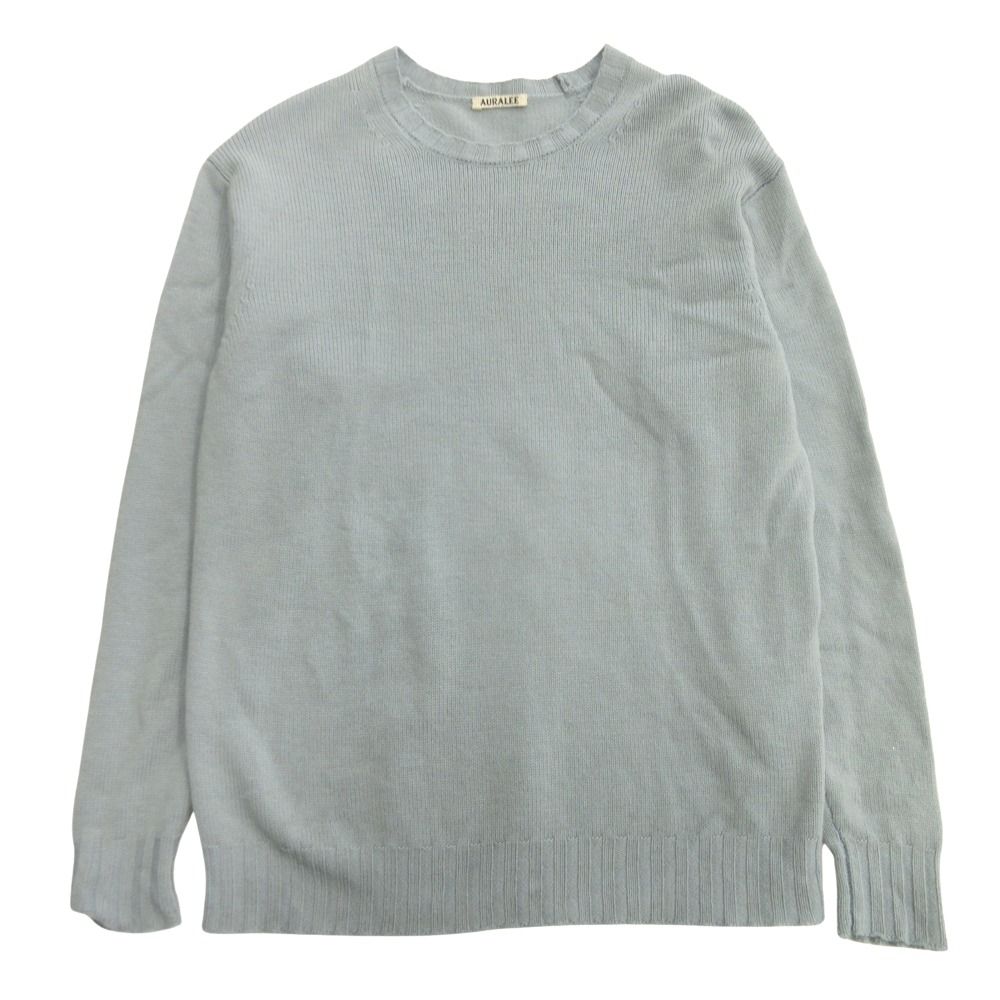 AURALEE 23AW フレンチメリノセーター AURALEE オーラリー 23aw WASHED FRENCH MERINO KNIT P/O ウォッシュド