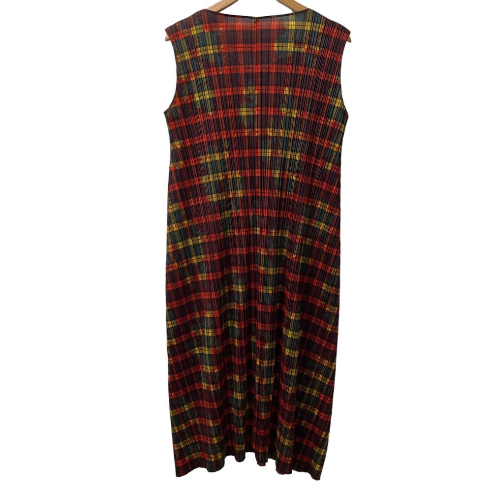 美品 PLEATS PLEASE プリーツプリーズ イッセイミヤケ チェック