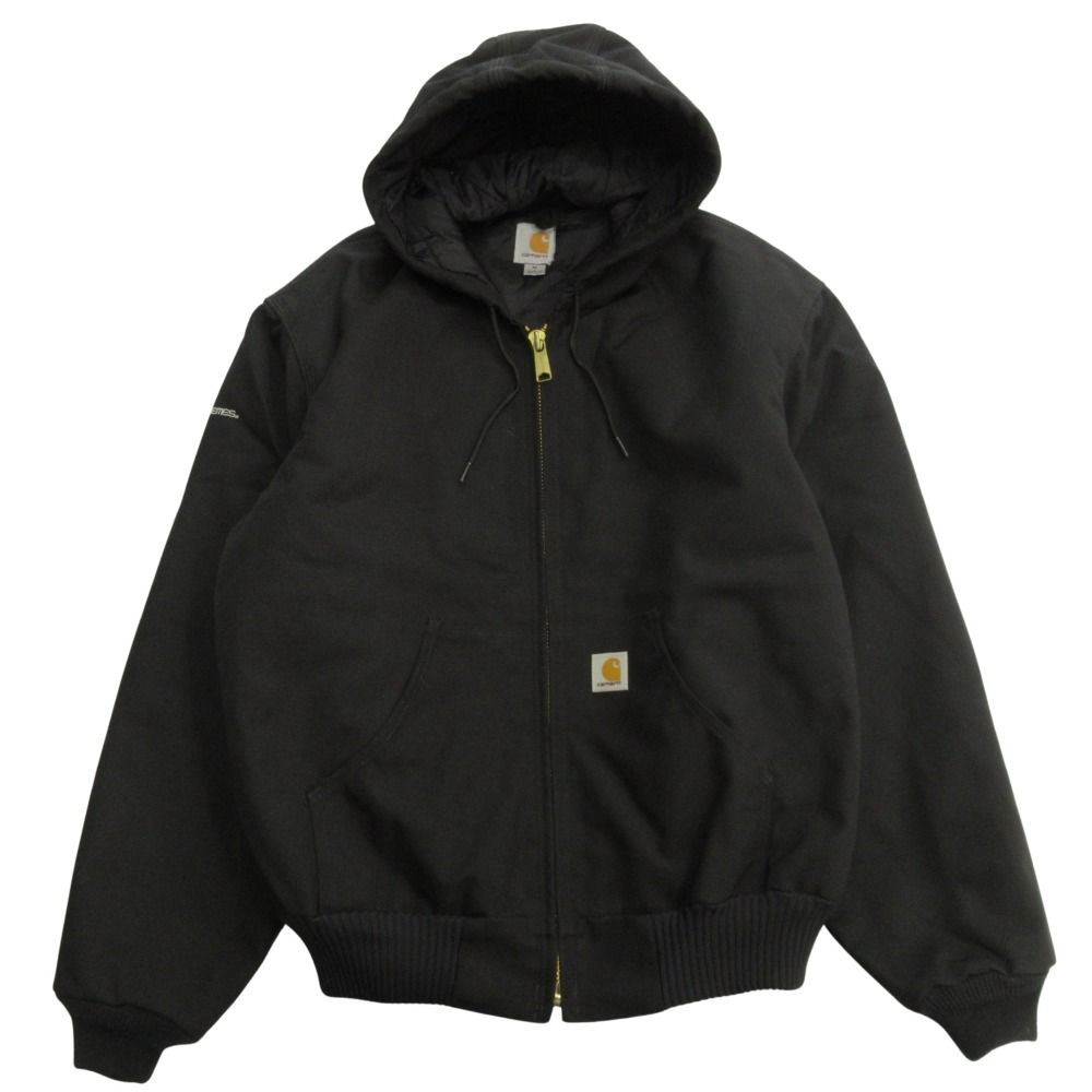 良品 Carhartt カーハート OG Active Jacket -オージー アクティブ ジャケット ブルゾン ダック パーカー Ｍ 黒 ブラック メンズ 古着 中古 USED