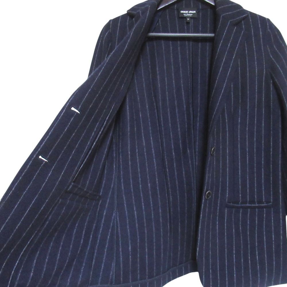 美品 GIORGIO ARMANI ジョルジオアルマーニ カシミア100％ ピン