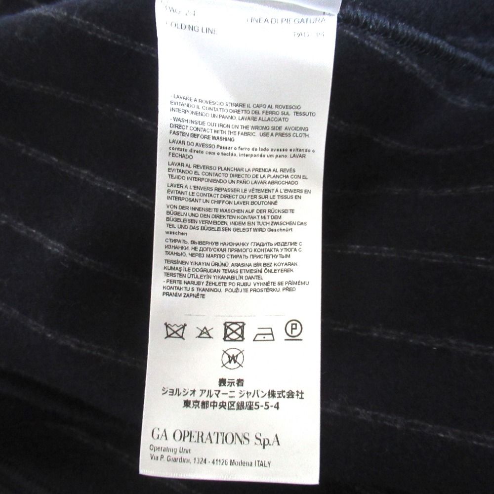 美品 GIORGIO ARMANI ジョルジオアルマーニ カシミア100％ ピン