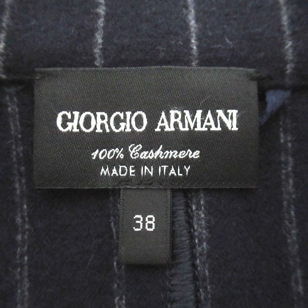 美品 GIORGIO ARMANI ジョルジオアルマーニ カシミア100％ ピン