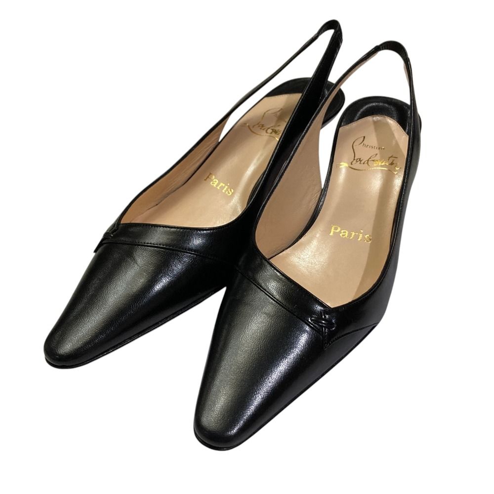 美品 Christian Louboutin クリスチャンルブタン スリングバック