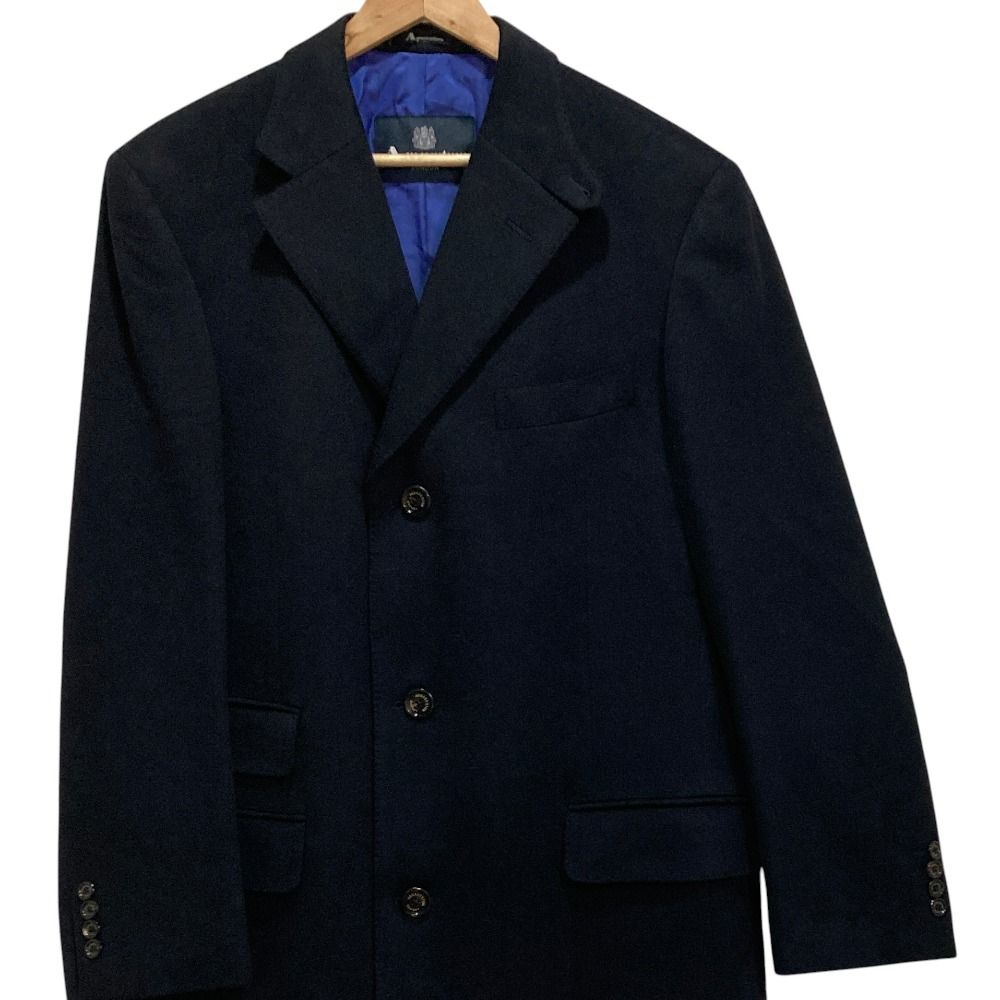 美品 Aquascutum アクアスキュータム カシミヤ100％ チェスターコート