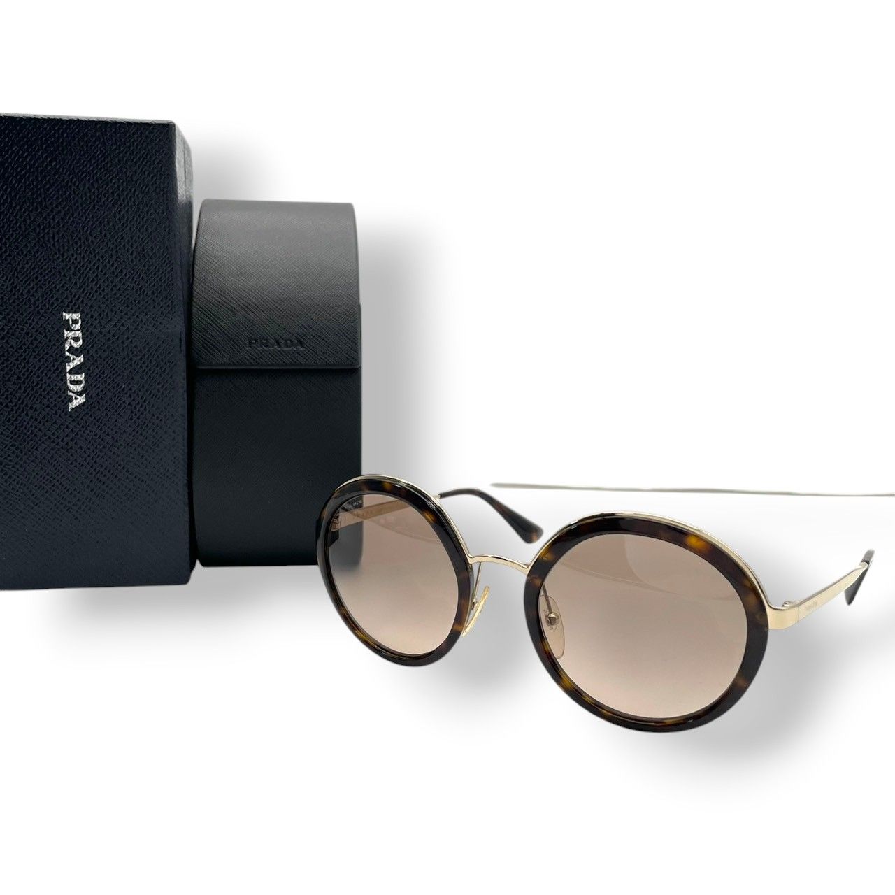 美品 プラダ PRADA サングラス SPR50T べっ甲柄 ハバナ ブラウン 茶