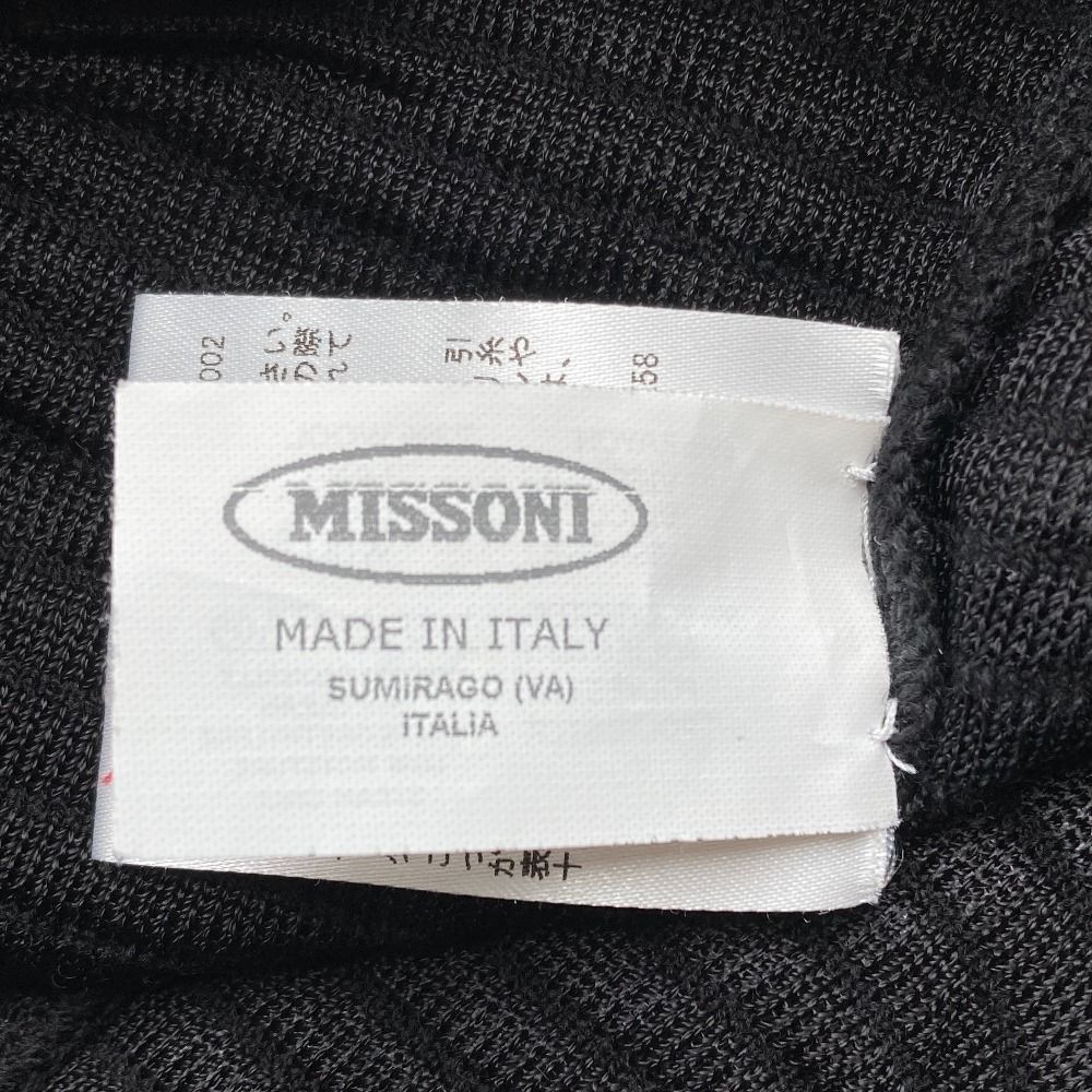美品 MISSONI ミッソーニ モックネック ノースリーブ ニット セーター