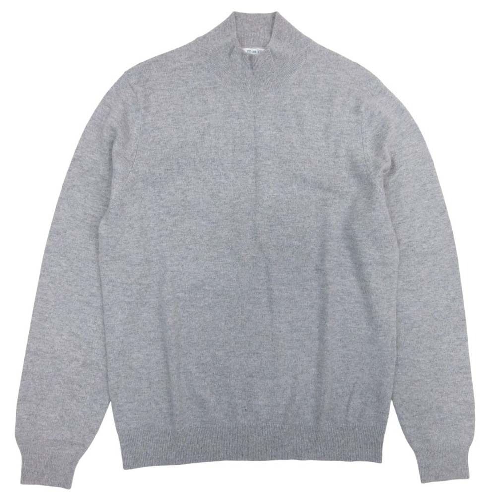 美品 Malo Optimum マーロ ウールカシミヤ ニット セーター ハイネック 